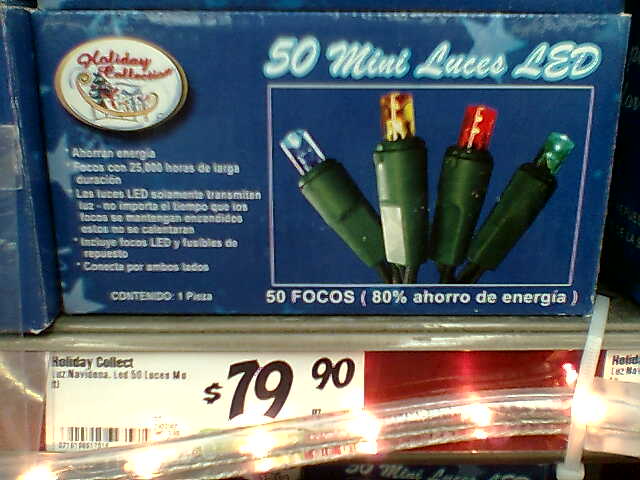 50 mini luces led