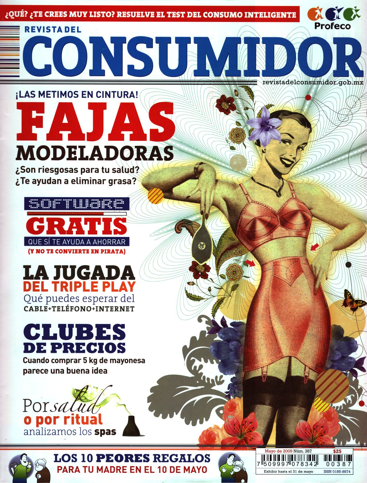 Revista del Consumidor, portada 2009-05